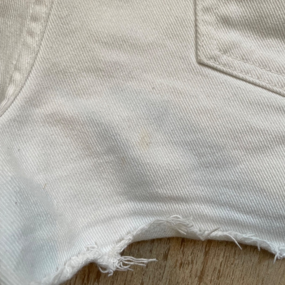 Reformation White Denim Shorts - Picture 2 of 5